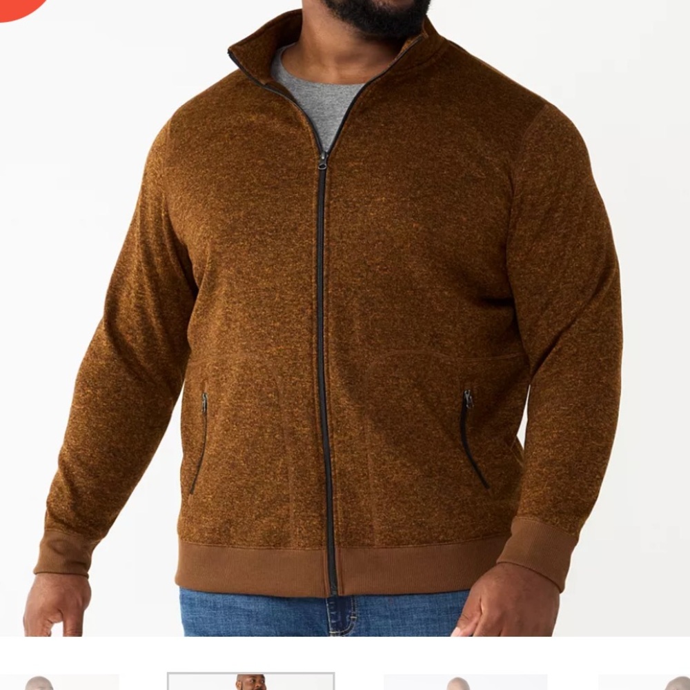 Sonoma Goods For Life® Full-Zip Fleece Sweater